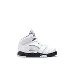 Jordan Baby Boy's 5 Retro (Infant/Toddler) White/Dark Concord/Black 8 Toddler M