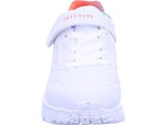 Skechers Kids Girls UNO LITE-Rainbow SPECKS Sneaker, White/Multi, 4.5 Big Kid