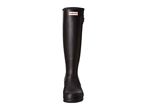 HUNTER womens Wellington Boots 11 Black (Matte)