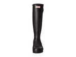 HUNTER womens Wellington Boots 11 Black (Matte)