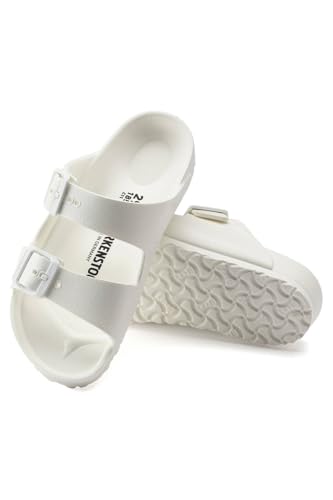 Birkenstock Unisex Kid's Sandal, White, 31 EU Étroit