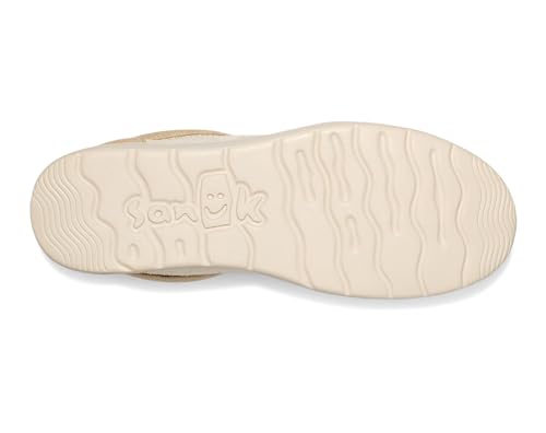 Sanuk Shaka Lite 2 Sparkle - Women Loafers, Golden Wheat, 10