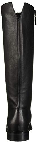 Cole Haan Women's Calissa Riding Boot Mid Calf, Black Leather, 11 B US