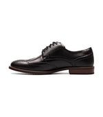 Florsheim Men's Rubano Wingtip Oxford, Black, 10.5 Wide