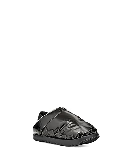 UGG Women's Spaceslider Slipper Slipper, Black, 8