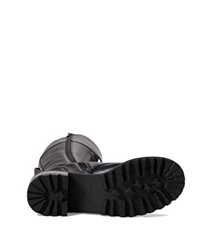 See by Chloe Mallory Combat Over-The-Knee Boot Black EU 37.5 (US Women's 7.5) M