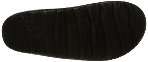 NIKE Men's Slide Basketball Shoe, Black Univ Red White, 14