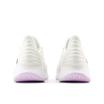 New Balance Women's Fresh Foam Roav V1 Running Shoe, White/Winter Fog/Thistle, 8.5 Wide