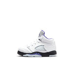 Jordan Baby Boy's 5 Retro (Infant/Toddler) White/Dark Concord/Black 8 Toddler M