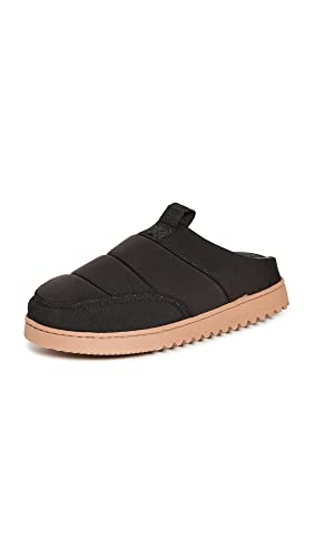 Madewell Women's Quilted Nylon Slippers, True Black, 5 Medium US