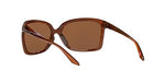 Oakley Women's OO9230 Wildrye Butterfly Sunglasses, Polished Rootbeer/Prizm Tungsten Polarized, 61 mm