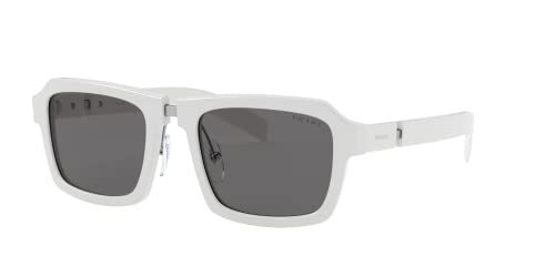 Prada PR 09XS - 4AO5S0 Sunglasses WHITE w/GREY 53mm