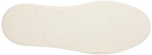 BOSS Clint Smooth Leather Cupsole Sneaker Black Oil