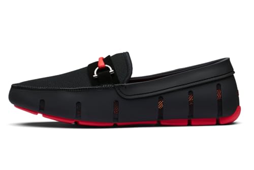 SWIMS Men's Sporty Bit Loafer, Black, 10.5