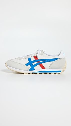Onitsuka Tiger EDR 78 Unisex Sneakers, White/Directoire Blue, 13.5 US Women/12 US Men