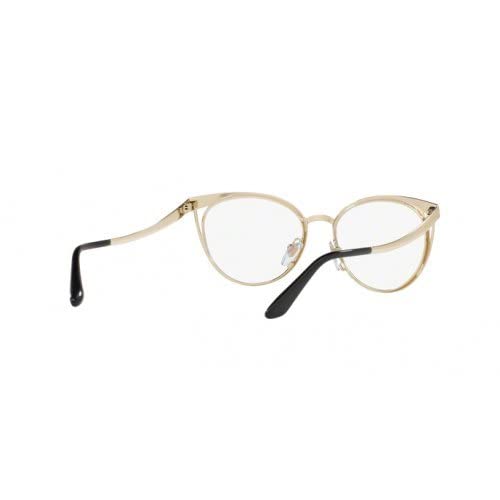 Bvlgari BV2186 Women's Eyeglasses Black/Pale Gold 53
