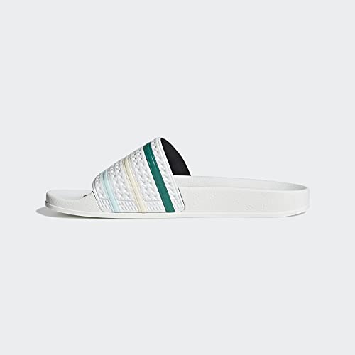 adidas Adilette White/Halo Mint/Wonder White Men's 8, Women's 9 Medium