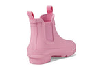 Hunter Kids Original Chelsea (Little Kid/Big Kid) - Boots for Kids - Waterproof Rubber Upper - Textile Lining Pink Fizz 5 Big Kid M