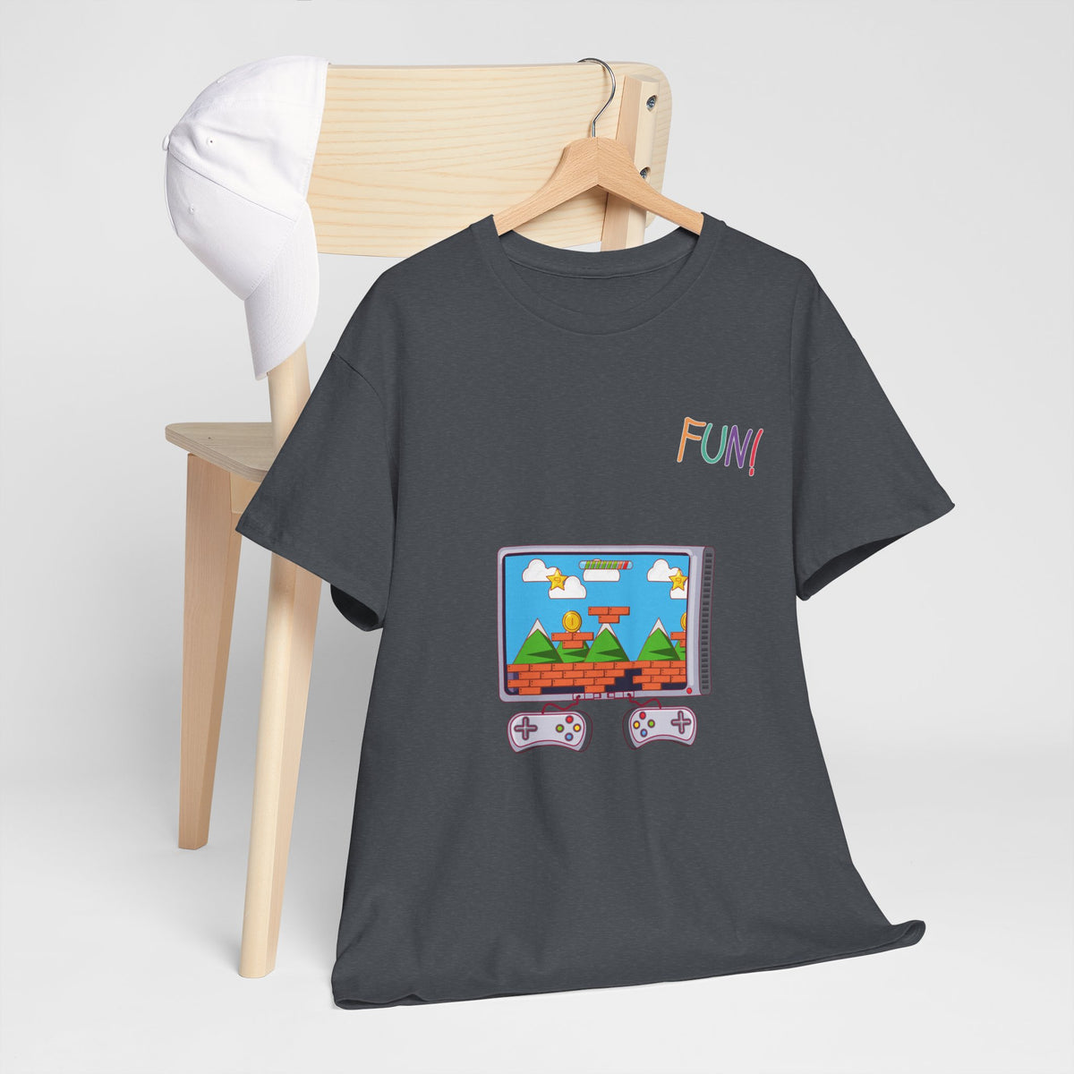 "FUN!!" Retro Gaming T-Shirt