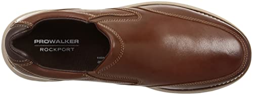 Rockport Prowalker Next Slip-On Saddle Tan Leather 12 W (EE)