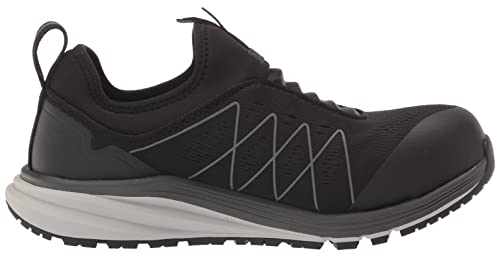 KEEN Utility Men's Vista Energy Shift Low Height Composite Toe Slip On Industrial Work Shoes, Vapor/Black, 11.5