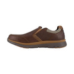 Rockport Work Men's Primetime Safety Toe Casual Work Oxford, Brown, 13 Wide
