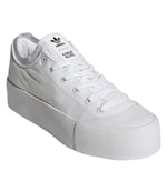 Adidas x Karlie Kloss XX92 Canvas Platform Sneaker in White/White/Black Size 5