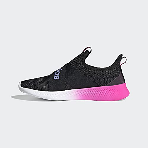 adidas Women's Puremotion Adapt Running Shoe, Core Black/Light Purple/Screaming Pink, 7.5 M US