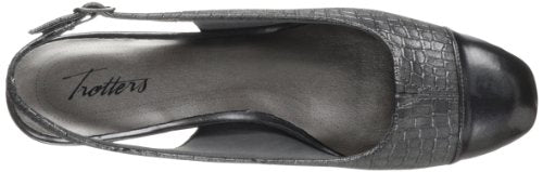 Trotters womens Dea, Dark Pewter, 10 Narrow
