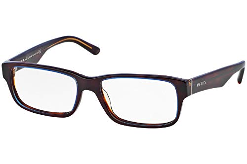 Eyeglasses Prada PR 16MV ZXH1O1 TORTOISE DENIM DEMO LENS 55mm