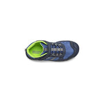 Merrell Kids' Unisex Bare Steps Ridge Jr Hiking Boot, Navy/Green, 07.5 M US Toddler