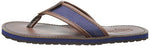 Polo Ralph Lauren Men's Sullivan Flip-Flop,Newport Navy/Dark Brown,13 D US