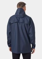 Helly Hansen Men's Moss Rain Coat, Navy, Medium