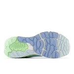 New Balance Women's Fresh Foam 880 V13 Running Shoe, Blue/Green Aura/Silver Metalic, 11 Wide