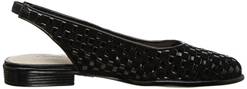 Trotters Women's Lucy Flat, Black Suede, 8.5 N US