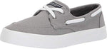 Sperry Women's Crest Boat Sneaker, Grey, 5 Medium