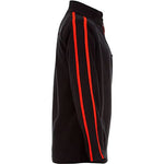 Spyder Boy's Speed Fleece Zip T-Neck (Little Kids/Big Kids) Black MD (10-12 Big Kid)