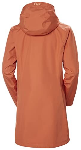 Helly-Hansen Women's Long Belfast Jacket, 179 Terracotta, Large
