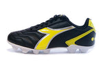 Diadora Men's Capitano MD VS Outdoor Soccer Shoes (12.5, Black/Yellow)