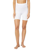 SPANX Shapewear for Women Breathable and Wicking Smoothing Mid-Thigh Short White 1X - Regular