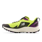 New Balance Women's FuelCell Summit Unknown v3, Hiking, Trail & Running Shoes, Lemonade/Black/Mystic Purple, 12 Medium