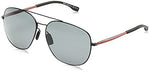 Hugo Boss 1032/F/S Matte Black/Gray Polarized Lens Aviator Men's Sunglasses, 62mm