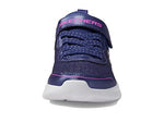 Skechers Girls Bounder-Girly Groove Sneakers, Navy, 2 Little Kid
