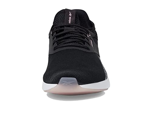 Reebok Women's Dailyfit DMX 2.5 Walking Shoe, Black/Infused Lilac/White, 7.5