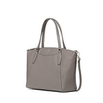 kate spade handbag for women Monica satchel crossbody pebbled leather, Hare grey