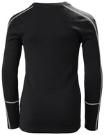 Helly-Hansen Juniors LIFA Merino Midweight Base Layer Set, 990 Black, Size 10