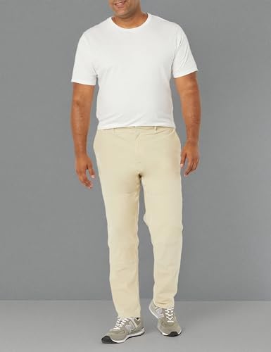 Amazon Essentials Men's Stretch Canvas Double Knee Utility Work Pant (Previously Goodthreads), Beige, 38W x 32L