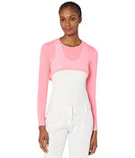 Jamie Sadock Sunsense® 35 SPF Lightweight Long Sleeve Crew Neck Crop Layering Top Venus XS One Size