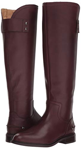 Franco Sarto Women's Henrietta Boot (9 M US, Dark Burgundy Bally Premium Leather)