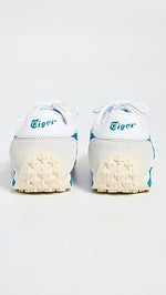 Onitsuka Tiger EDR 78 Unisex Sneakers, White/Directoire Blue, 13.5 US Women/12 US Men